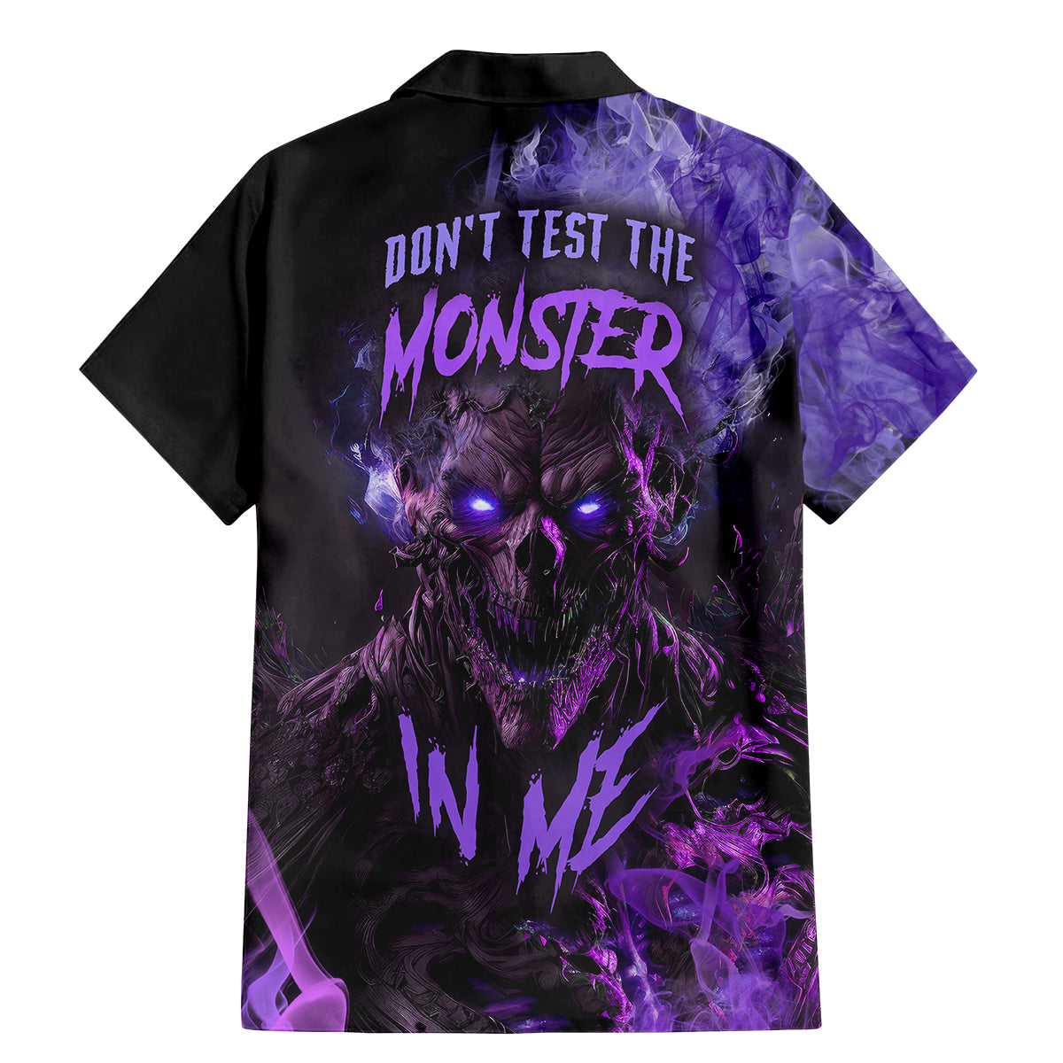 Don't Test The Monster In Me Family Matching Mermaid Dress and Hawaiian Shirt - Wonder Print Shop