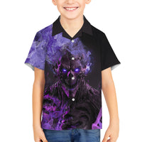 Don't Test The Monster In Me Family Matching Off Shoulder Maxi Dress and Hawaiian Shirt - Wonder Print Shop