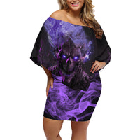 Don't Test The Monster In Me Family Matching Off Shoulder Short Dress and Hawaiian Shirt - Wonder Print Shop