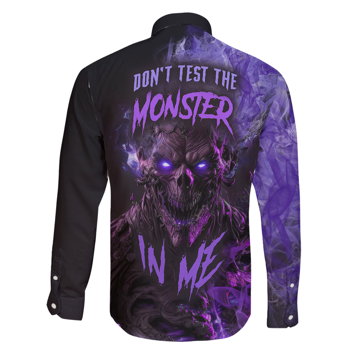 Don't Test The Monster In Me Family Matching Summer Maxi Dress and Hawaiian Shirt - Wonder Print Shop