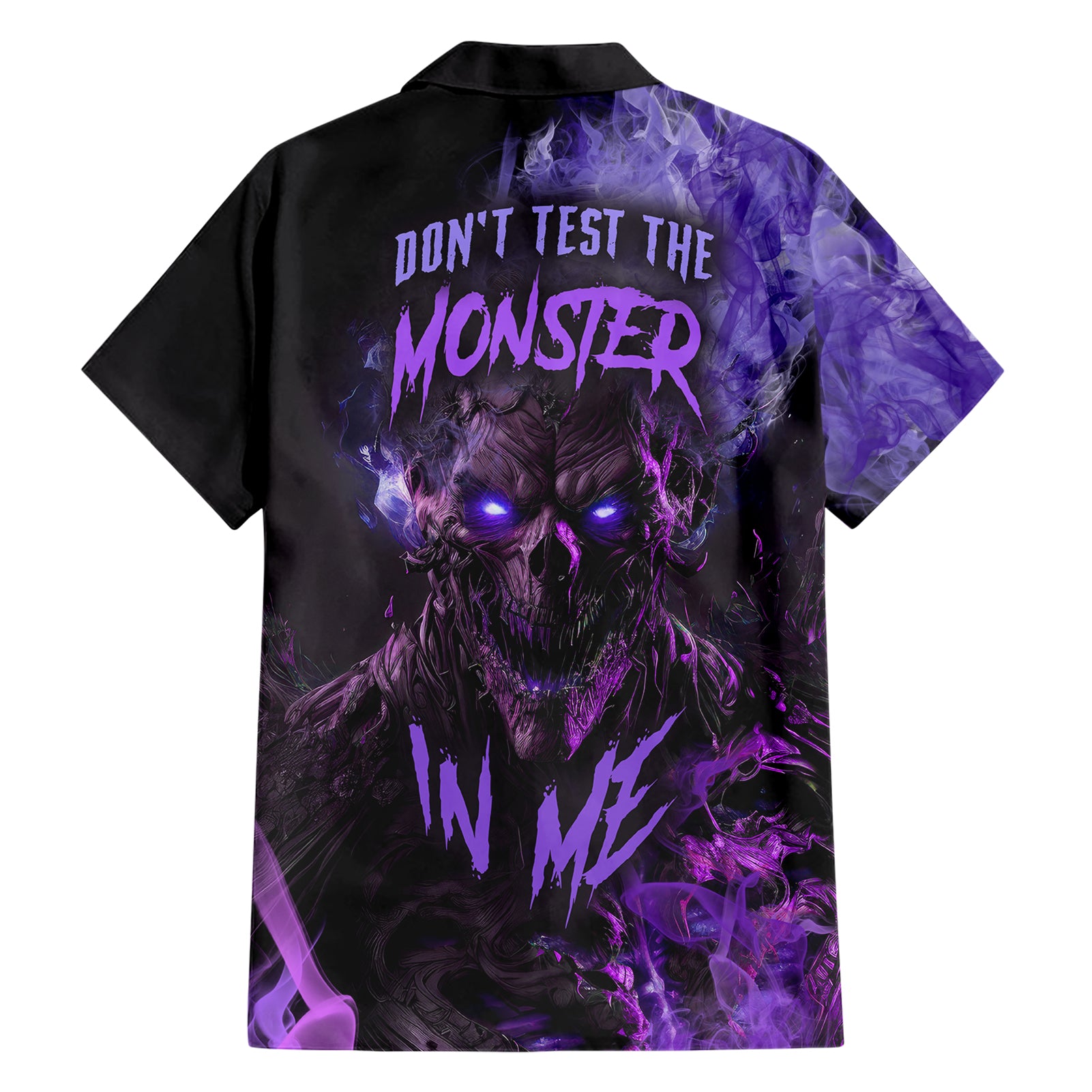 Don't Test The Monster In Me Hawaiian Shirt - Wonder Print Shop