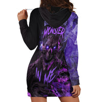 Don't Test The Monster In Me Hoodie Dress - Wonder Print Shop