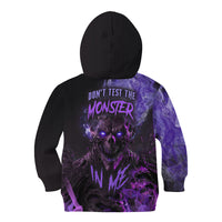 Don't Test The Monster In Me Kid Hoodie - Wonder Print Shop