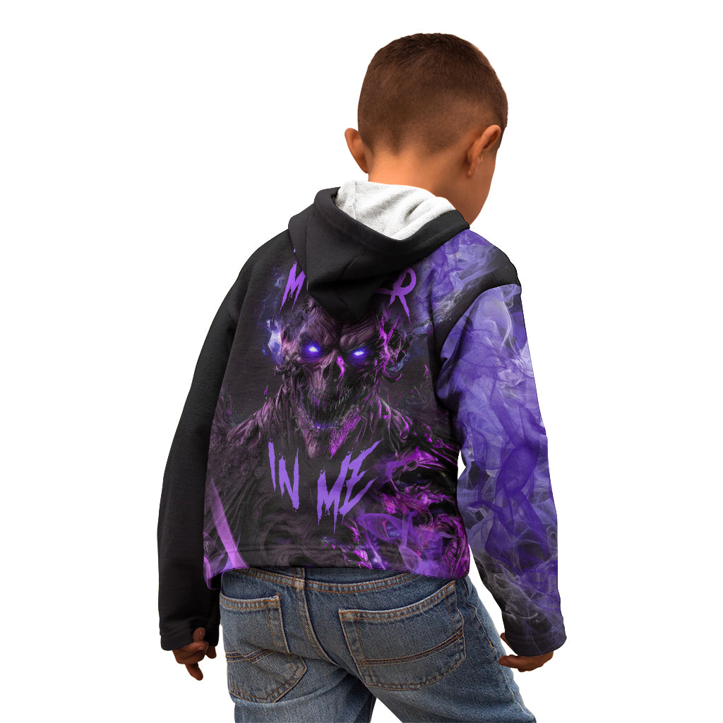 Don't Test The Monster In Me Kid Hoodie - Wonder Print Shop