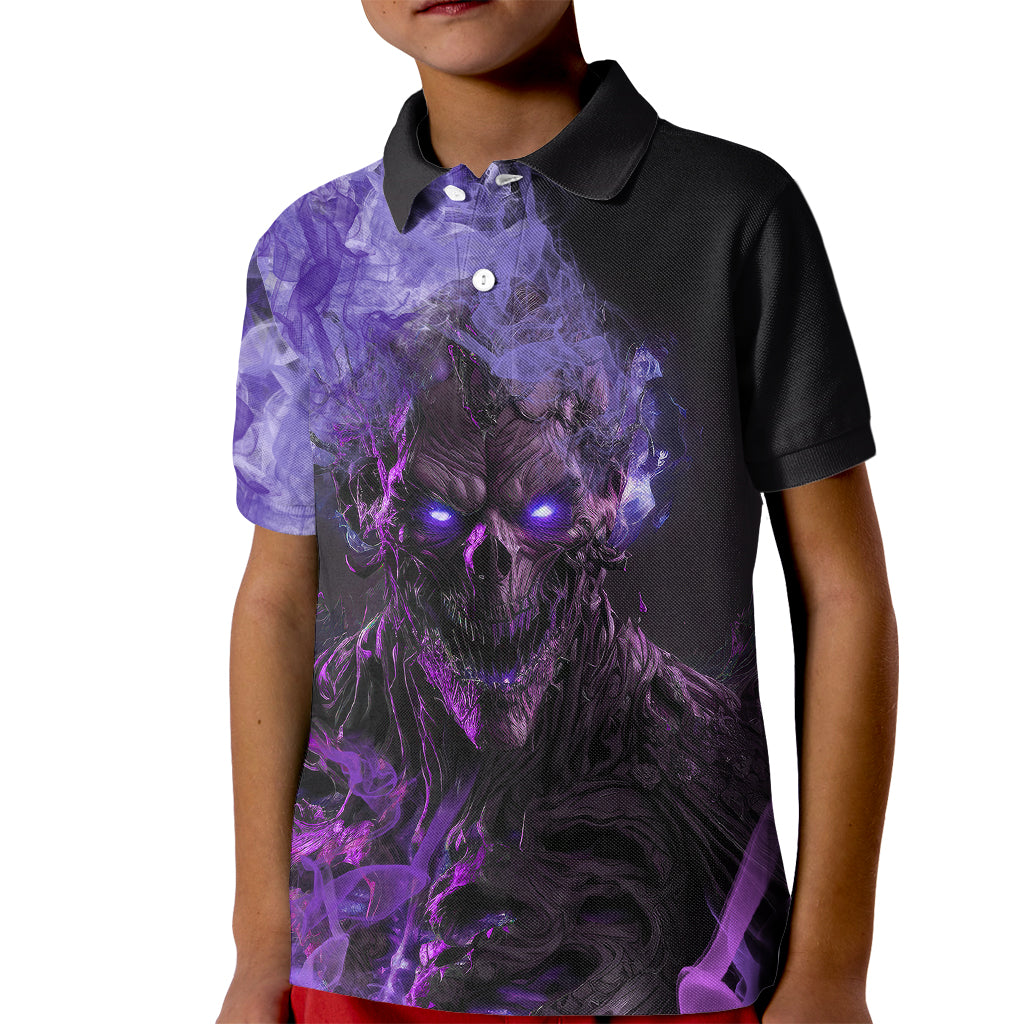 Don't Test The Monster In Me Kid Polo Shirt - Wonder Print Shop