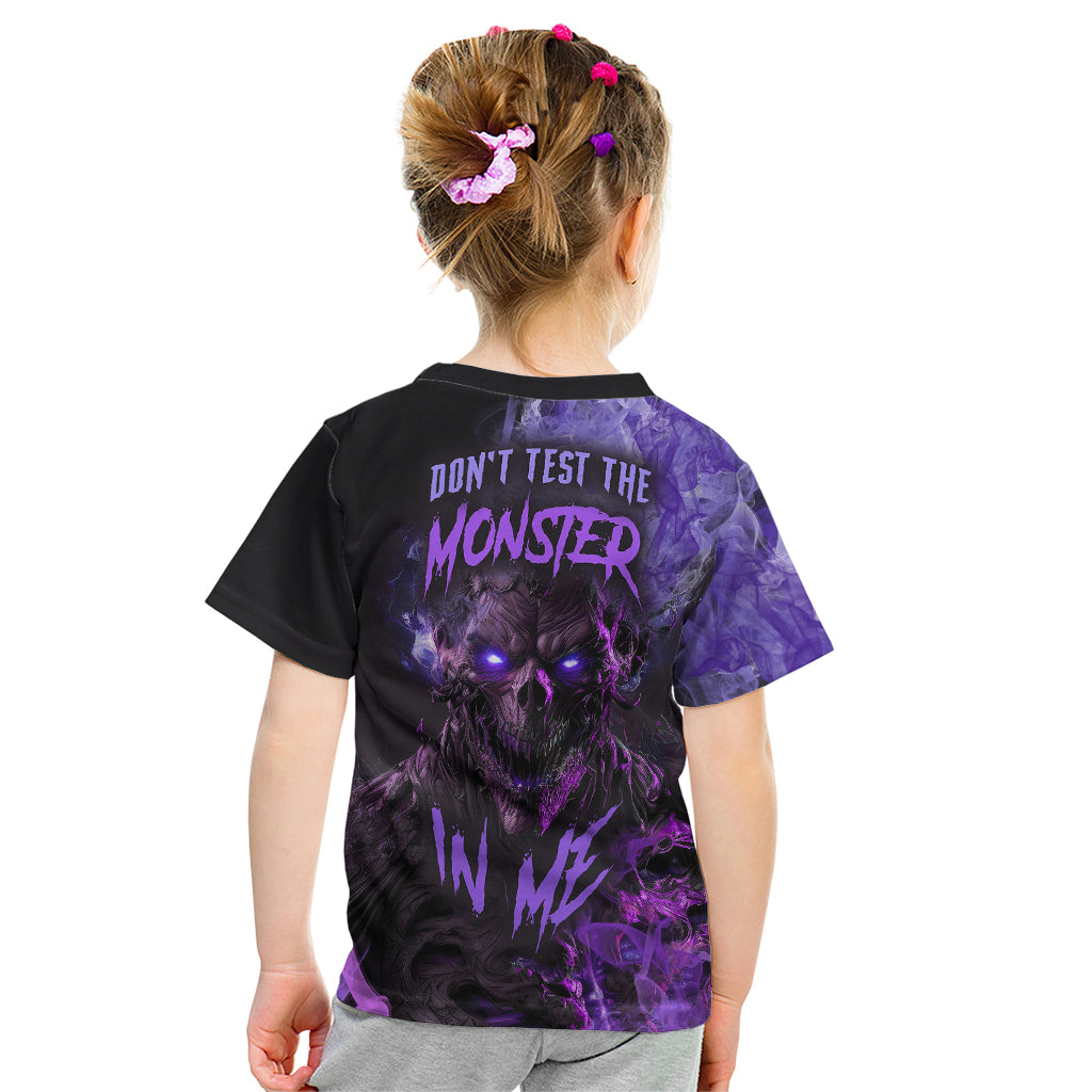 Don't Test The Monster In Me Kid T Shirt - Wonder Print Shop