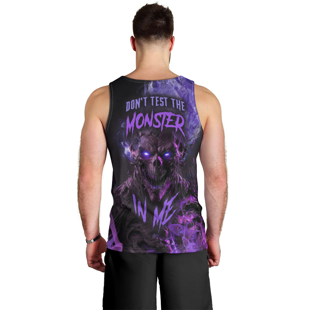 Don't Test The Monster In Me Men Tank Top - Wonder Print Shop