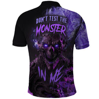 Don't Test The Monster In Me Polo Shirt - Wonder Print Shop
