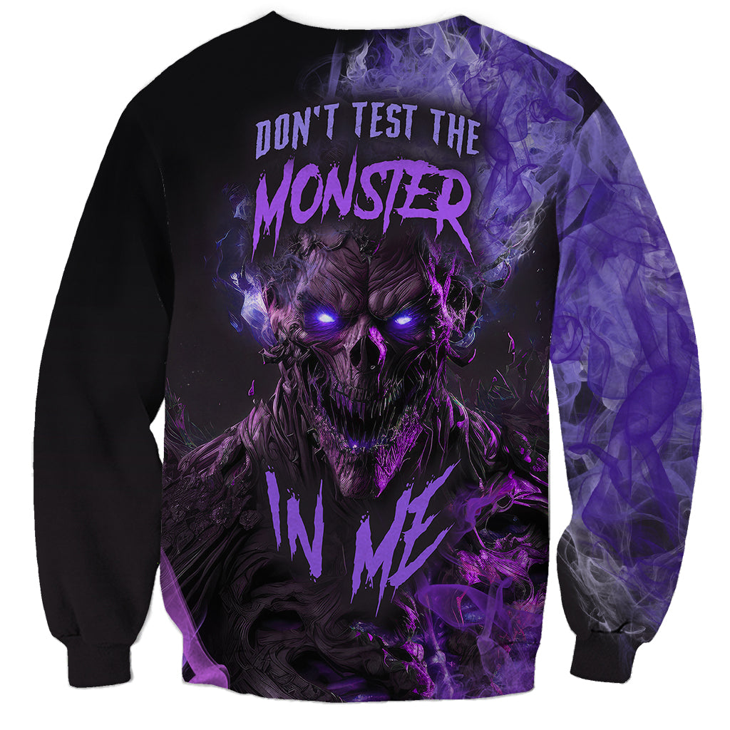 Don't Test The Monster In Me Sweatshirt - Wonder Print Shop