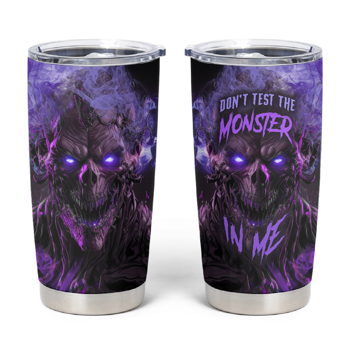 Don't Test The Monster In Me Tumbler Cup - Wonder Print Shop