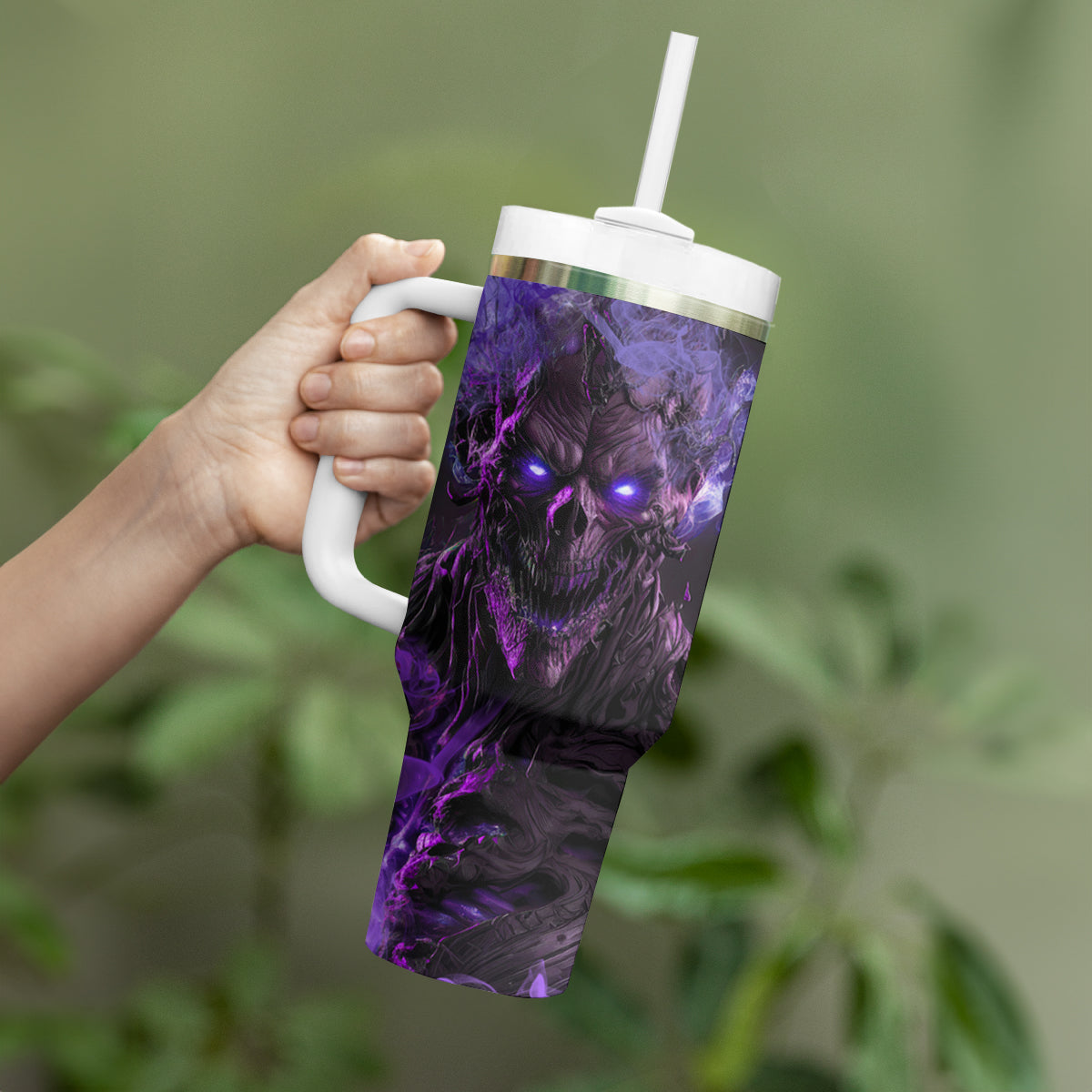 Don't Test The Monster In Me Tumbler With Handle - Wonder Print Shop