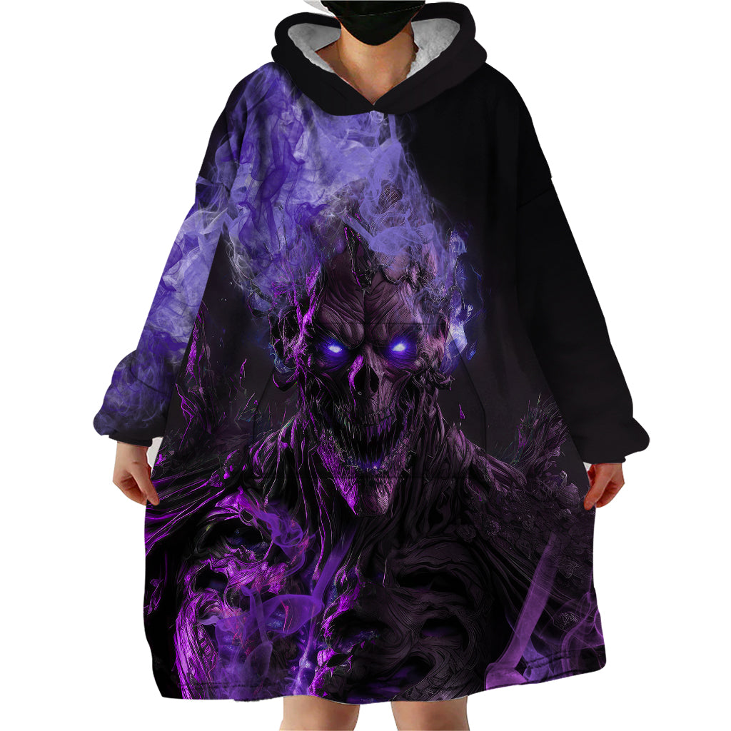Don't Test The Monster In Me Wearable Blanket Hoodie - Wonder Print Shop