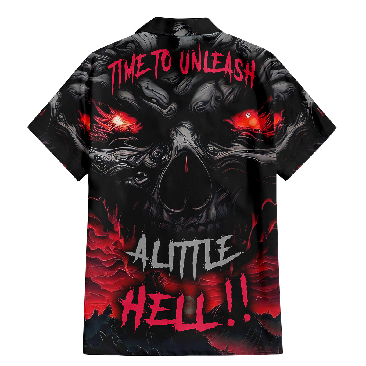 Time To Unleash Alittle Hell!! Family Matching Mermaid Dress and Hawaiian Shirt - Wonder Print Shop