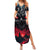 Time To Unleash Alittle Hell!! Family Matching Summer Maxi Dress and Hawaiian Shirt - Wonder Print Shop