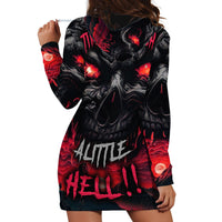 Time To Unleash Alittle Hell!! Hoodie Dress - Wonder Print Shop