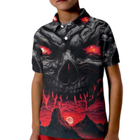 Time To Unleash Alittle Hell!! Kid Polo Shirt - Wonder Print Shop