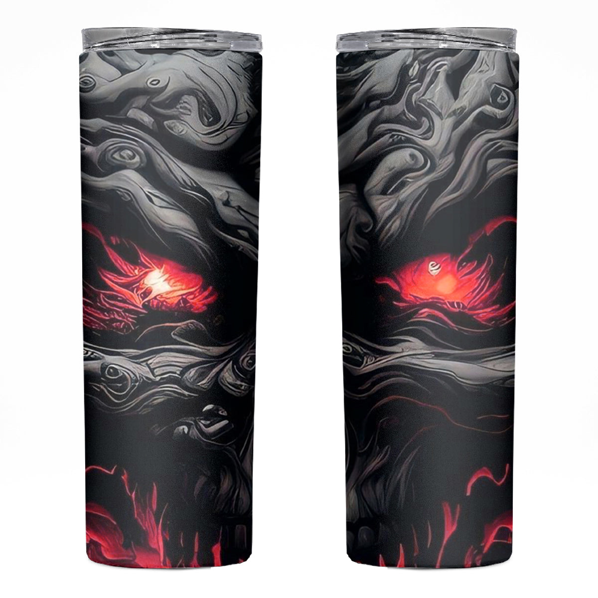 Time To Unleash Alittle Hell!! Skinny Tumbler - Wonder Print Shop