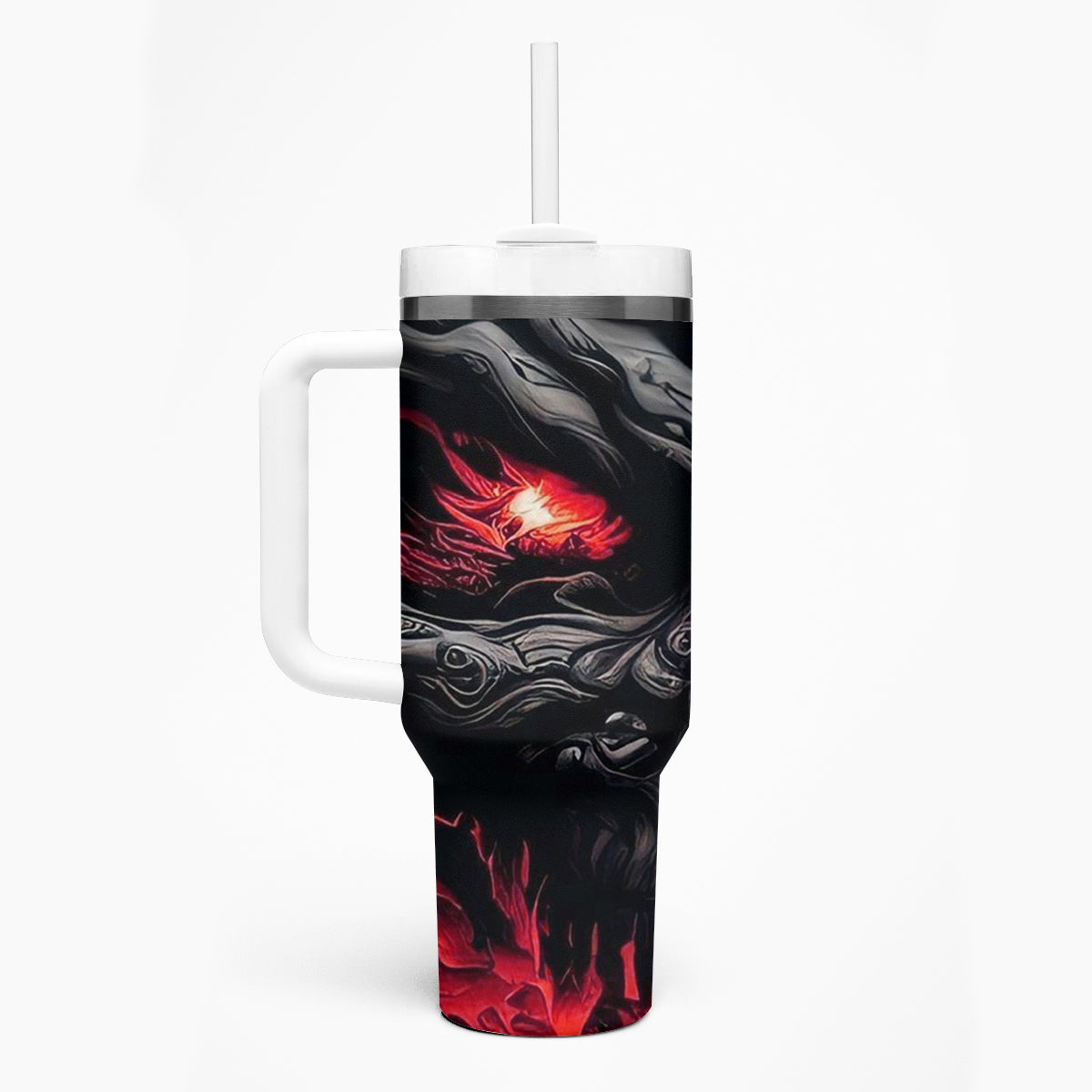Time To Unleash Alittle Hell!! Tumbler With Handle - Wonder Print Shop