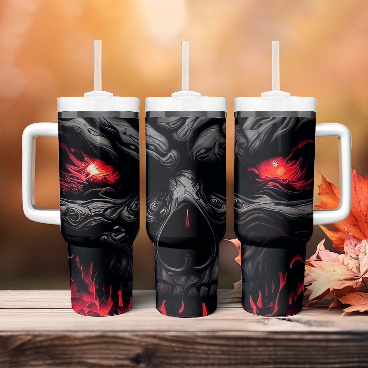 Time To Unleash Alittle Hell!! Tumbler With Handle - Wonder Print Shop