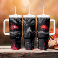Time To Unleash Alittle Hell!! Tumbler With Handle - Wonder Print Shop