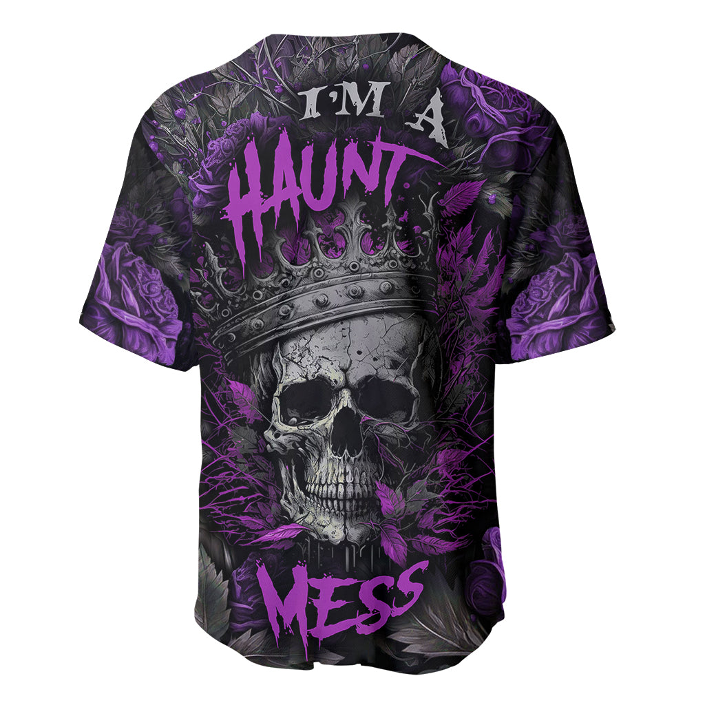 I am a Haunt Mess Baseball Jersey - Wonder Print Shop