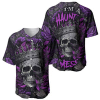 I am a Haunt Mess Baseball Jersey - Wonder Print Shop