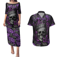 I am a Haunt Mess Couples Matching Puletasi Dress and Hawaiian Shirt - Wonder Print Shop