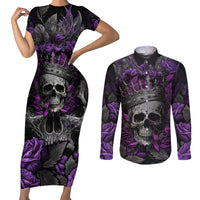 I am a Haunt Mess Couples Matching Short Sleeve Bodycon Dress and Long Sleeve Button Shirts - Wonder Print Shop