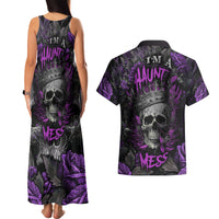 I am a Haunt Mess Couples Matching Tank Maxi Dress and Hawaiian Shirt - Wonder Print Shop