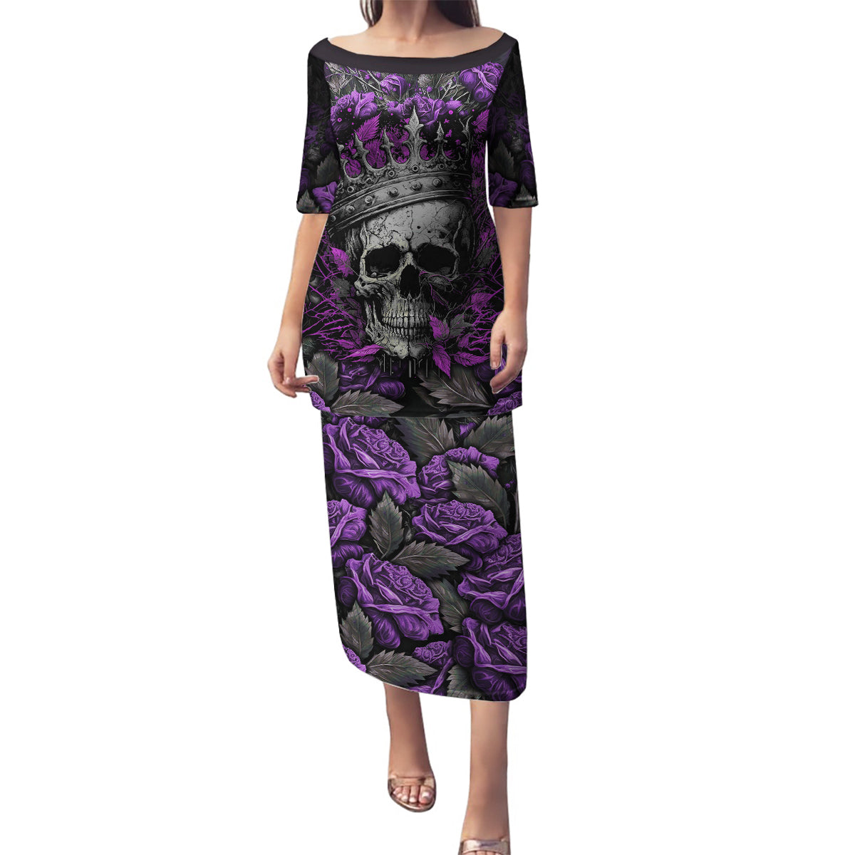 I am a Haunt Mess Family Matching Puletasi Dress and Hawaiian Shirt - Wonder Print Shop