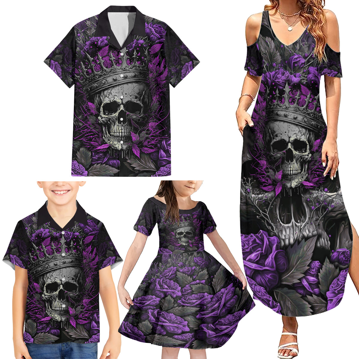I am a Haunt Mess Family Matching Summer Maxi Dress and Hawaiian Shirt - Wonder Print Shop