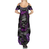 I am a Haunt Mess Family Matching Summer Maxi Dress and Hawaiian Shirt - Wonder Print Shop