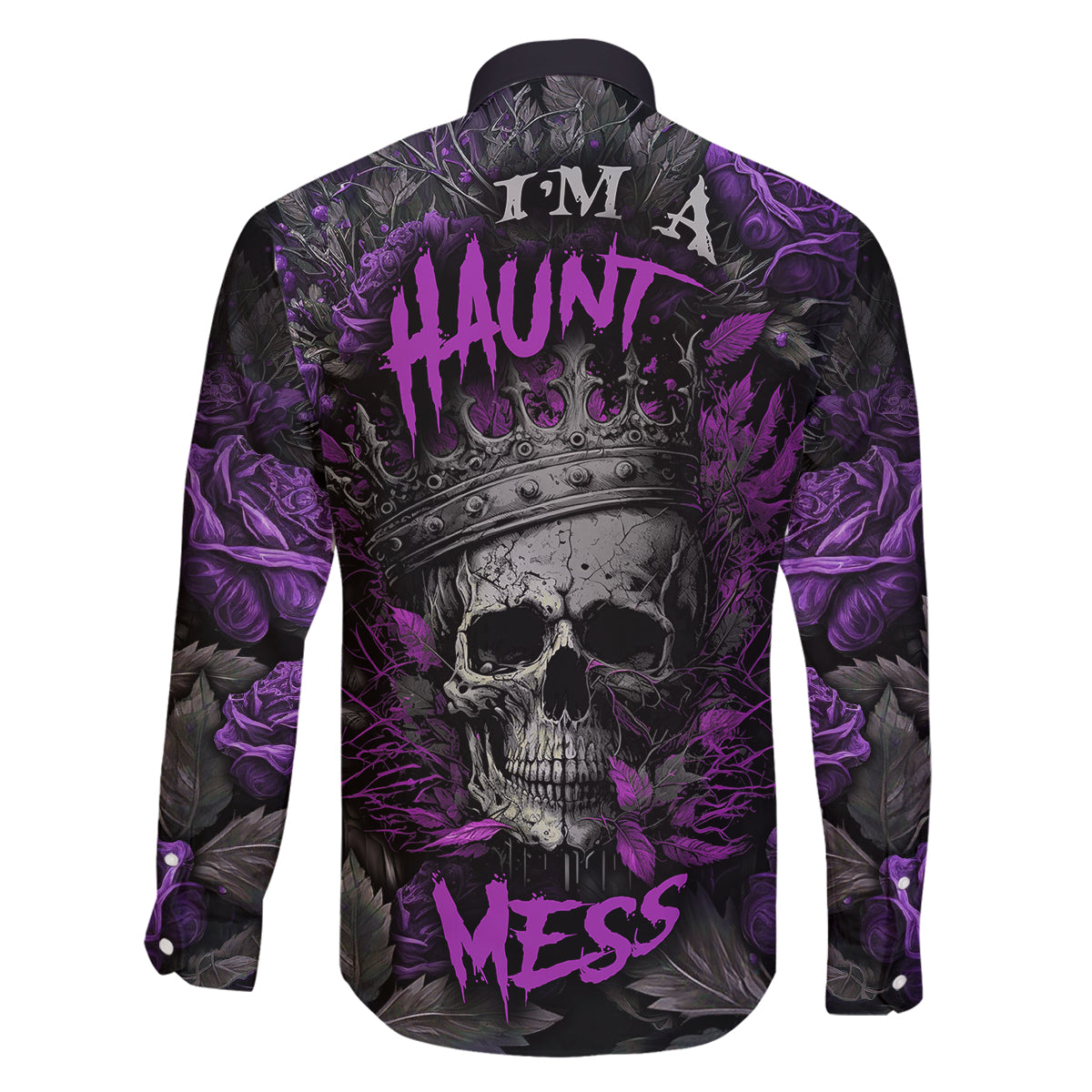 I am a Haunt Mess Family Matching Tank Maxi Dress and Hawaiian Shirt - Wonder Print Shop