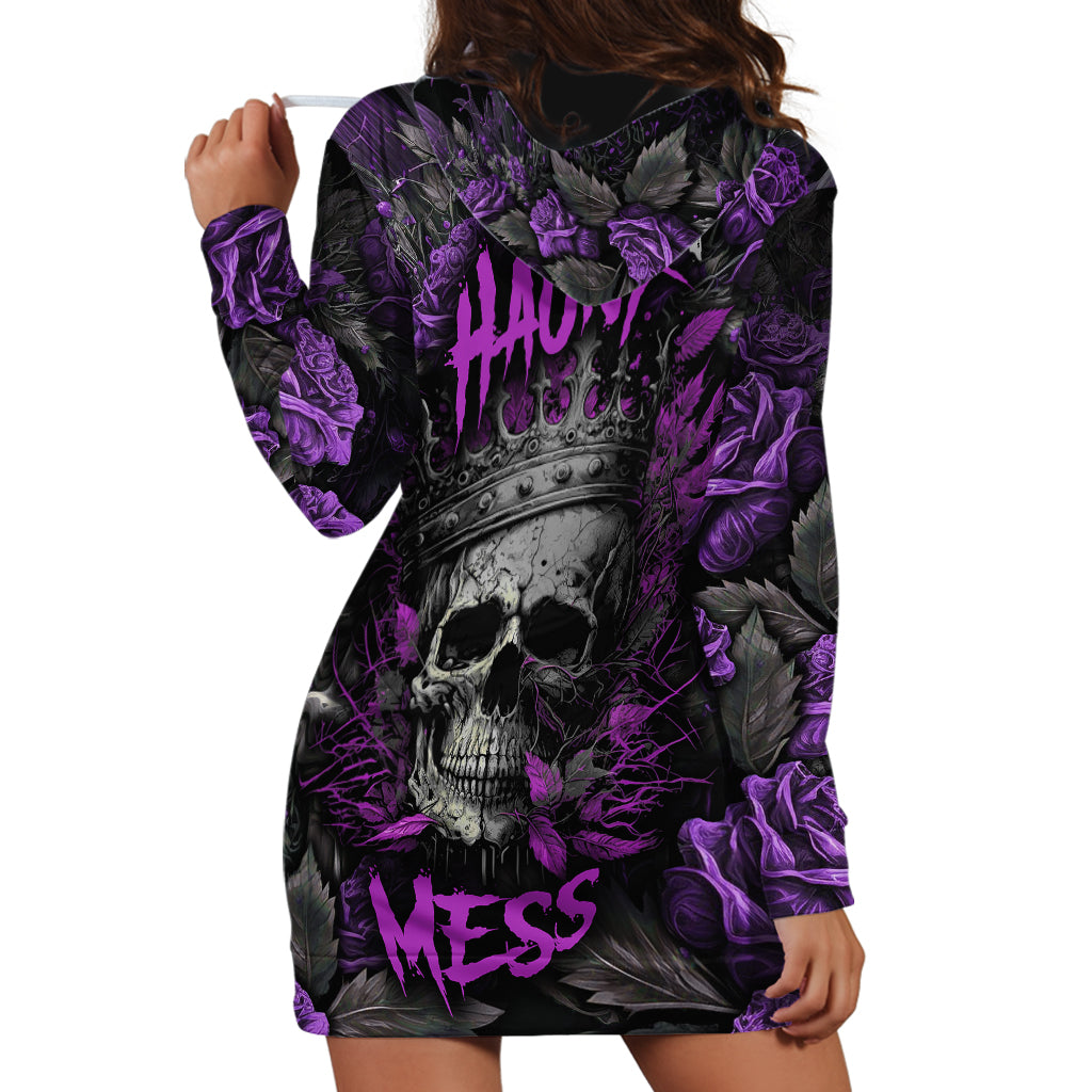 I am a Haunt Mess Hoodie Dress - Wonder Print Shop