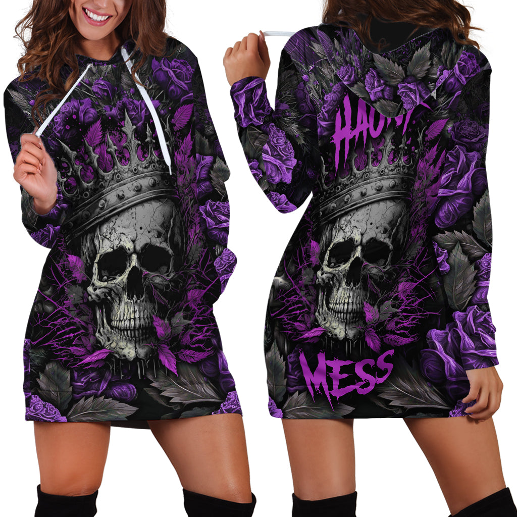 I am a Haunt Mess Hoodie Dress - Wonder Print Shop