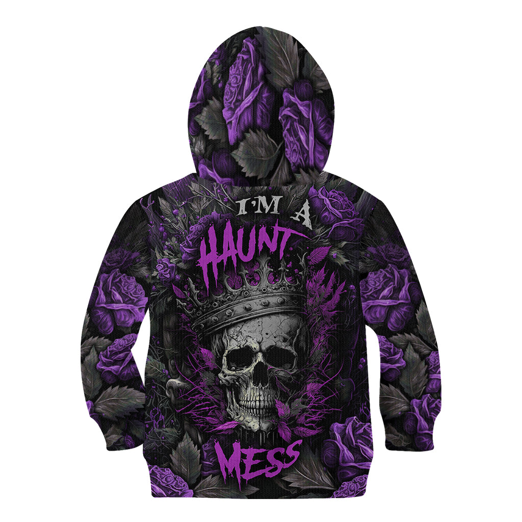 I am a Haunt Mess Kid Hoodie - Wonder Print Shop