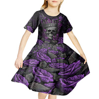 I am a Haunt Mess Kid Short Sleeve Dress - Wonder Print Shop