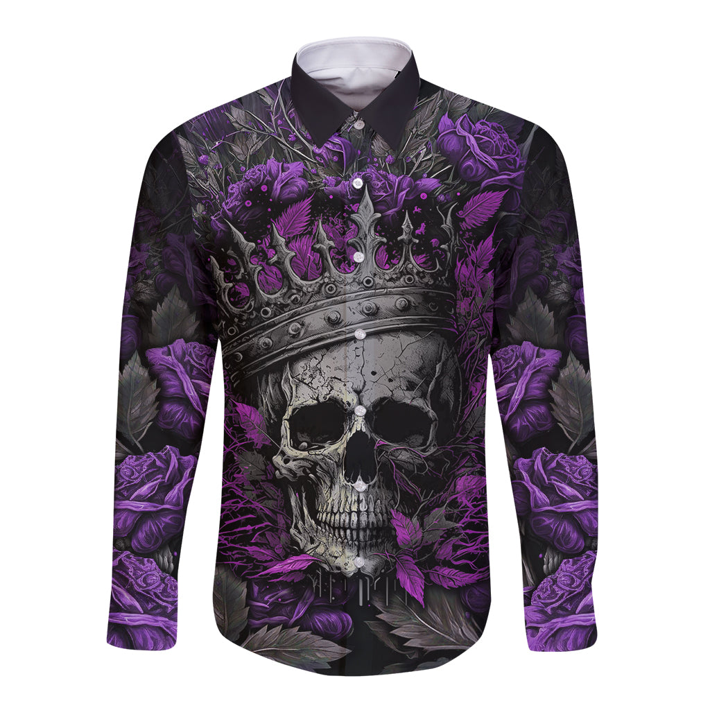 I am a Haunt Mess Long Sleeve Button Shirt - Wonder Print Shop