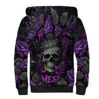 I am a Haunt Mess Sherpa Hoodie - Wonder Print Shop