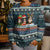Bernese Mountain Dogs in Holiday Costumes Kid Ugly Christmas Sweater with Green Snowflake Pattern Design - Wonder Print Shop