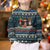 Bernese Mountain Dogs in Holiday Costumes Kid Ugly Christmas Sweater with Green Snowflake Pattern Design - Wonder Print Shop