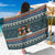 Bernese Mountain Dogs in Holiday Costumes Sarong with Green Snowflake Pattern Design - Wonder Print Shop