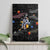 Funny Astronaut Fishing In Space Christmas Canvas Wall Art Xmas Holiday Patterns - Wonder Print Shop