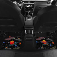 Funny Astronaut Fishing In Space Christmas Car Mats Xmas Holiday Patterns - Wonder Print Shop