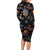 Funny Astronaut Fishing In Space Christmas Family Matching Long Sleeve Bodycon Dress and Hawaiian Shirt Xmas Holiday Patterns - Wonder Print Shop