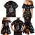 Funny Astronaut Fishing In Space Christmas Family Matching Mermaid Dress and Hawaiian Shirt Xmas Holiday Patterns - Wonder Print Shop