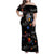Funny Astronaut Fishing In Space Christmas Family Matching Off Shoulder Maxi Dress and Hawaiian Shirt Xmas Holiday Patterns - Wonder Print Shop