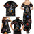 Funny Astronaut Fishing In Space Christmas Family Matching Summer Maxi Dress and Hawaiian Shirt Xmas Holiday Patterns - Wonder Print Shop