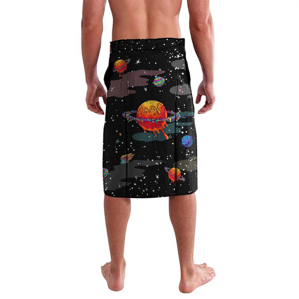 Funny Astronaut Fishing In Space Christmas Lavalava Xmas Holiday Patterns - Wonder Print Shop
