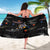 Funny Astronaut Fishing In Space Christmas Sarong Xmas Holiday Patterns - Wonder Print Shop